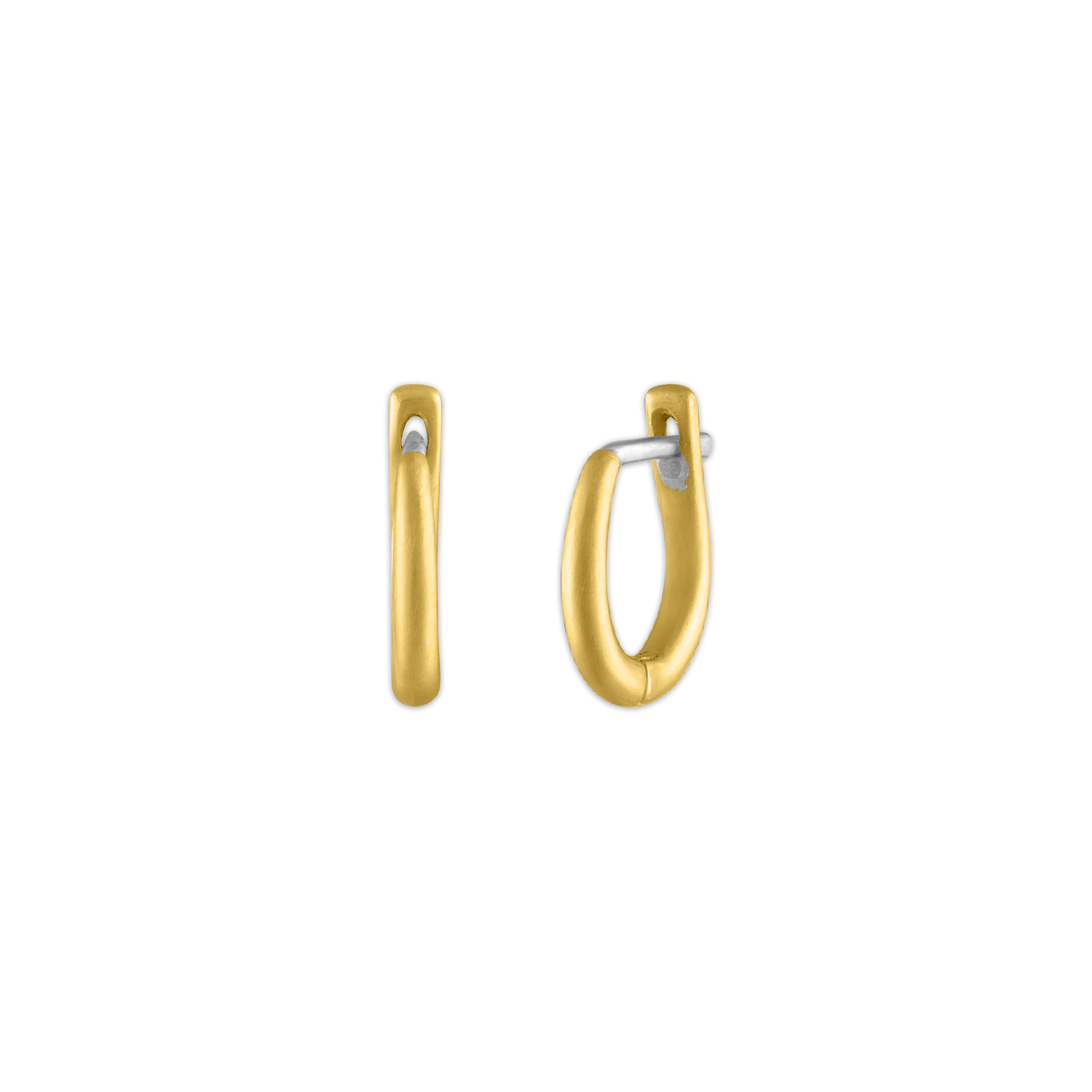 10mm Hinged Hoop and Hook Earrings