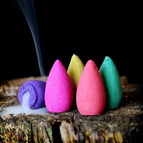 20pcs Natural Incense Backflow Bullet