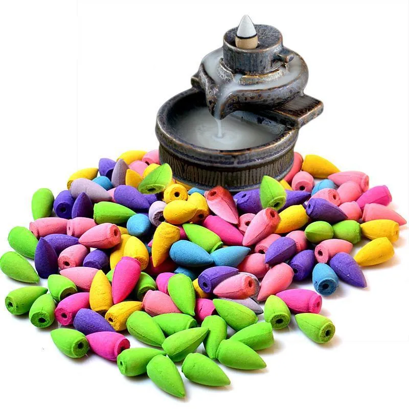 20pcs Natural Incense Backflow Bullet