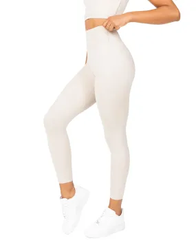 7/8 Aura Bonded Leggings - Oat Latte