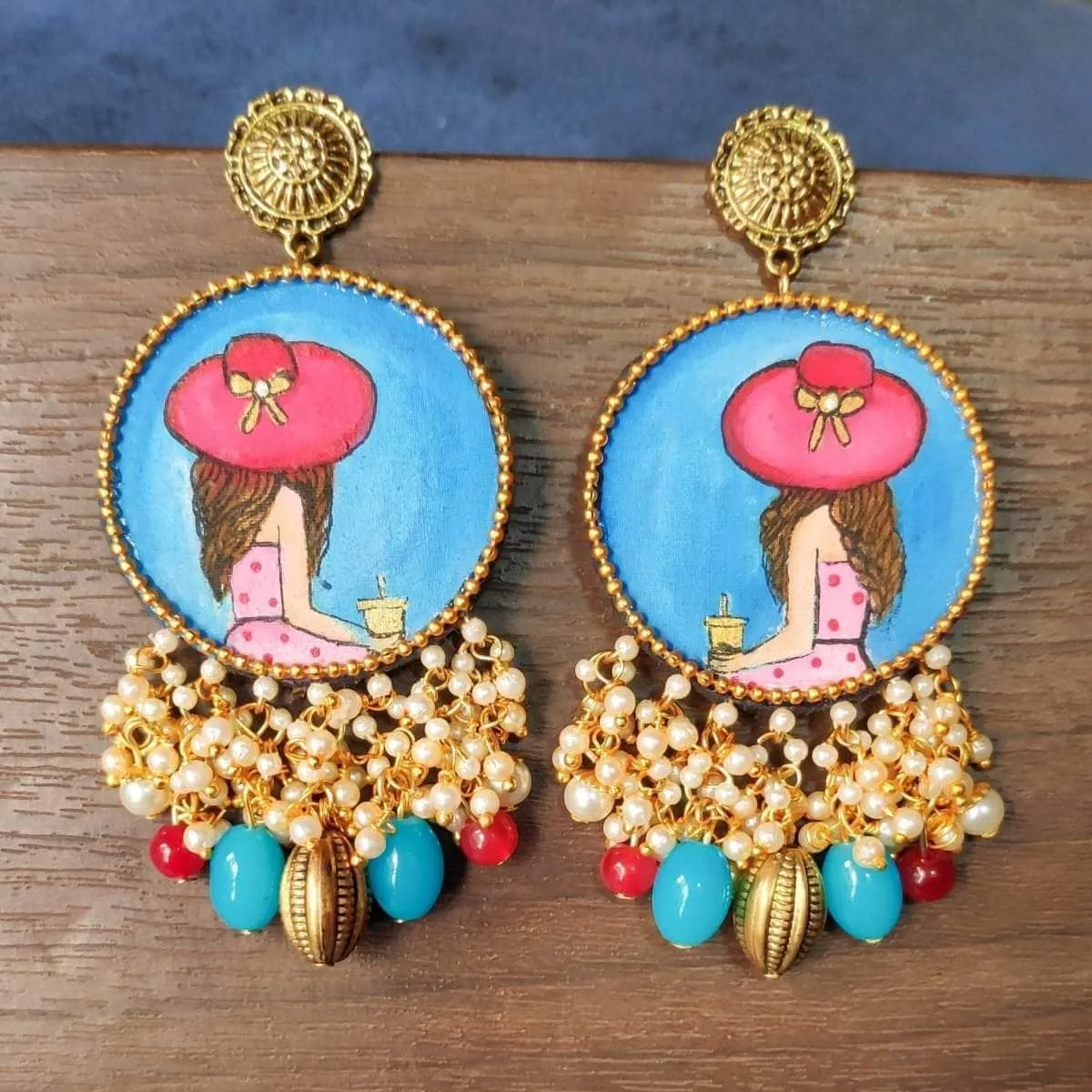 Alzena Handpainted Earrings