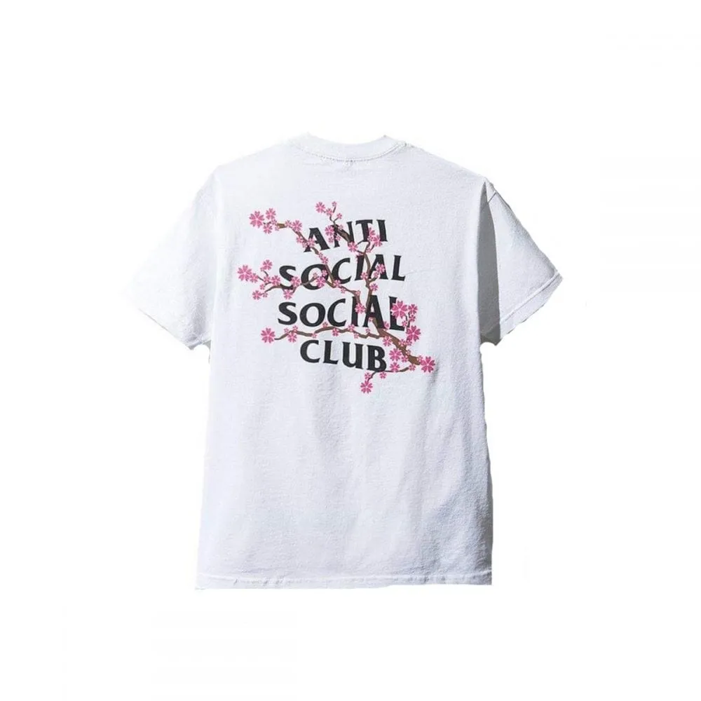 ANTI SOCIAL SOCIAL CLUB CHERRY BLOSSOM TEE WHITE DONT USE