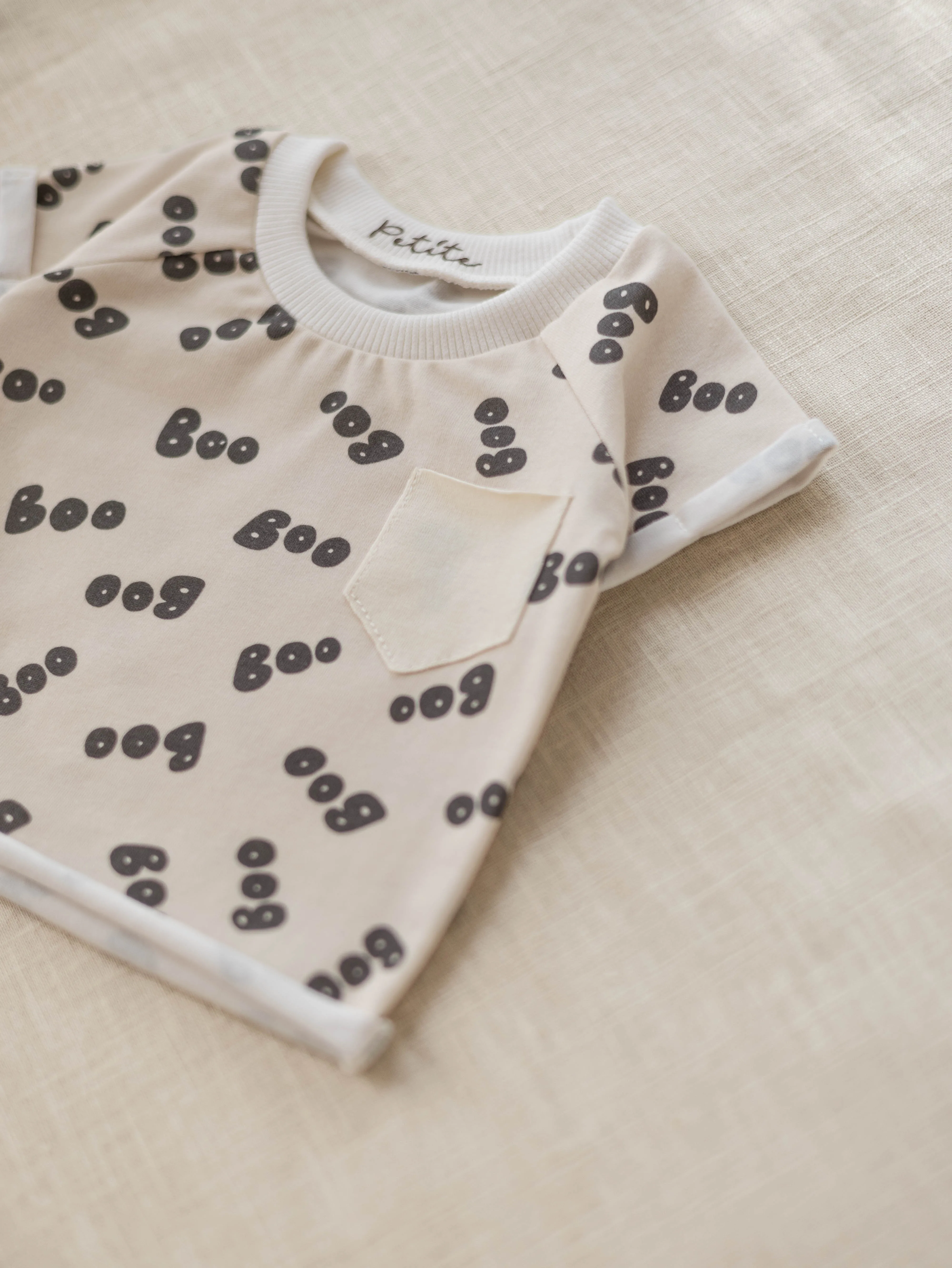 Baby t-shirt / boo - stone