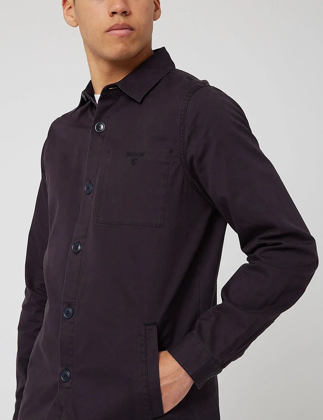 Barbour Dunrobin Overshirt - Navy Blue