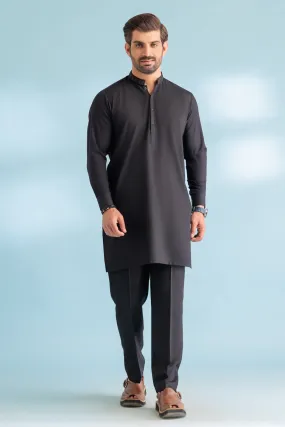 BLACK-BLENDED-KURTA SHALWAR - (KSW23-013)