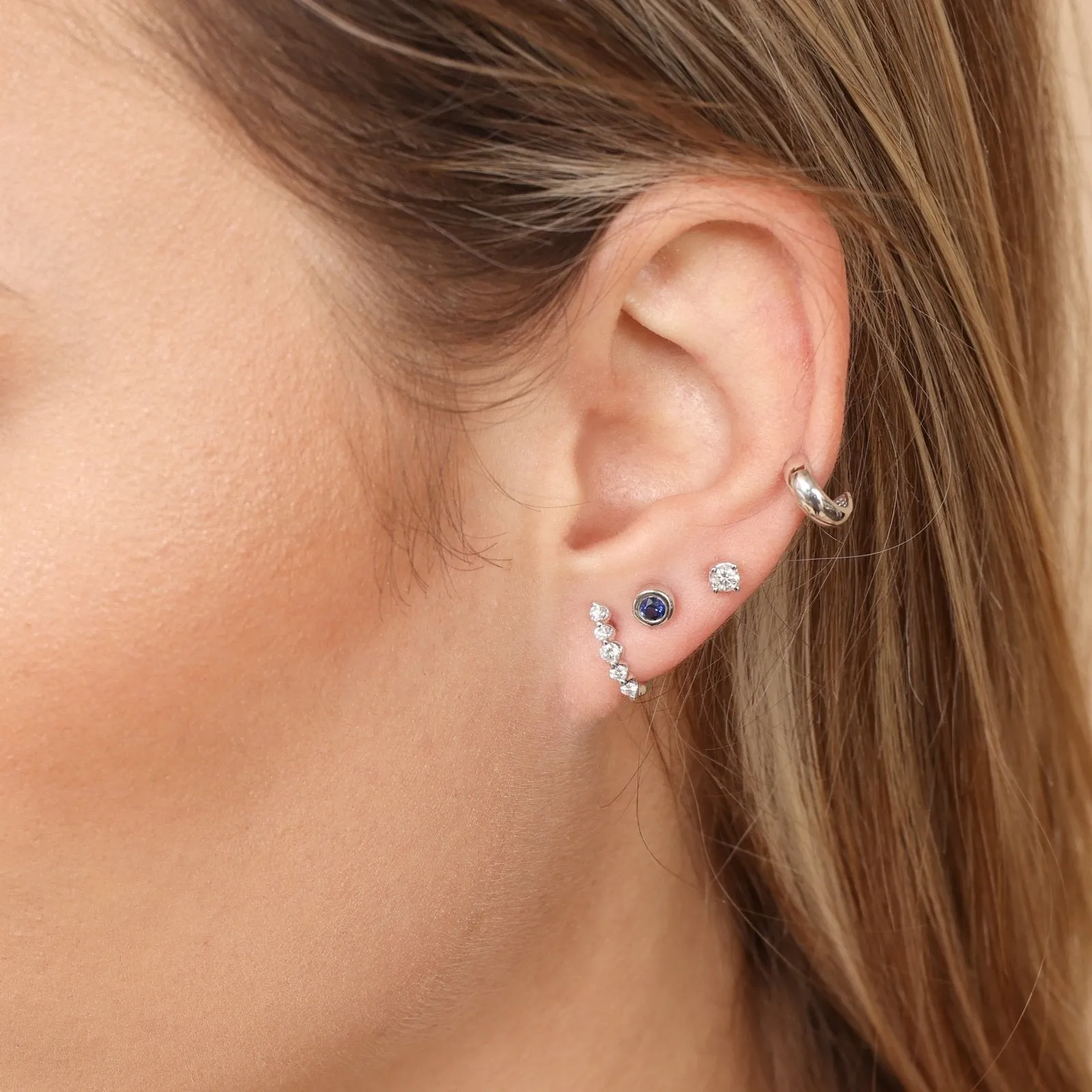 Bubble Hoop Illusion Ear Cuff Earring