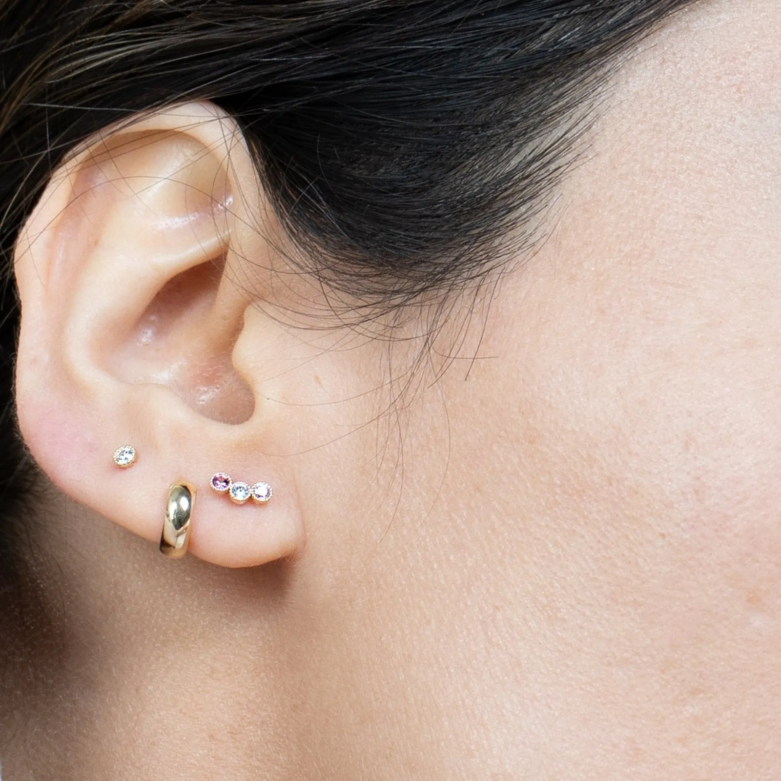 Bubble Hoop Illusion Ear Cuff Earring