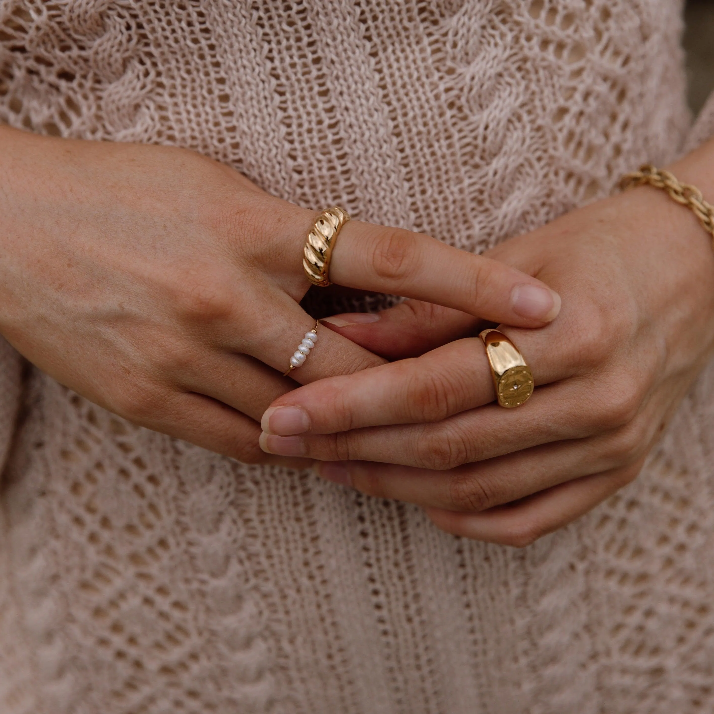 Emile Croissant Dome Ring - LAST CHANCE!