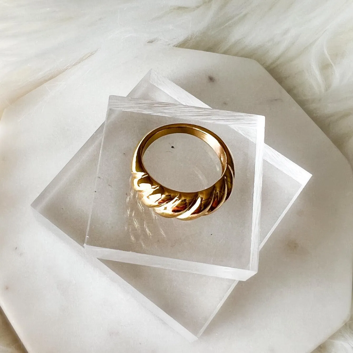 Emile Croissant Dome Ring - LAST CHANCE!