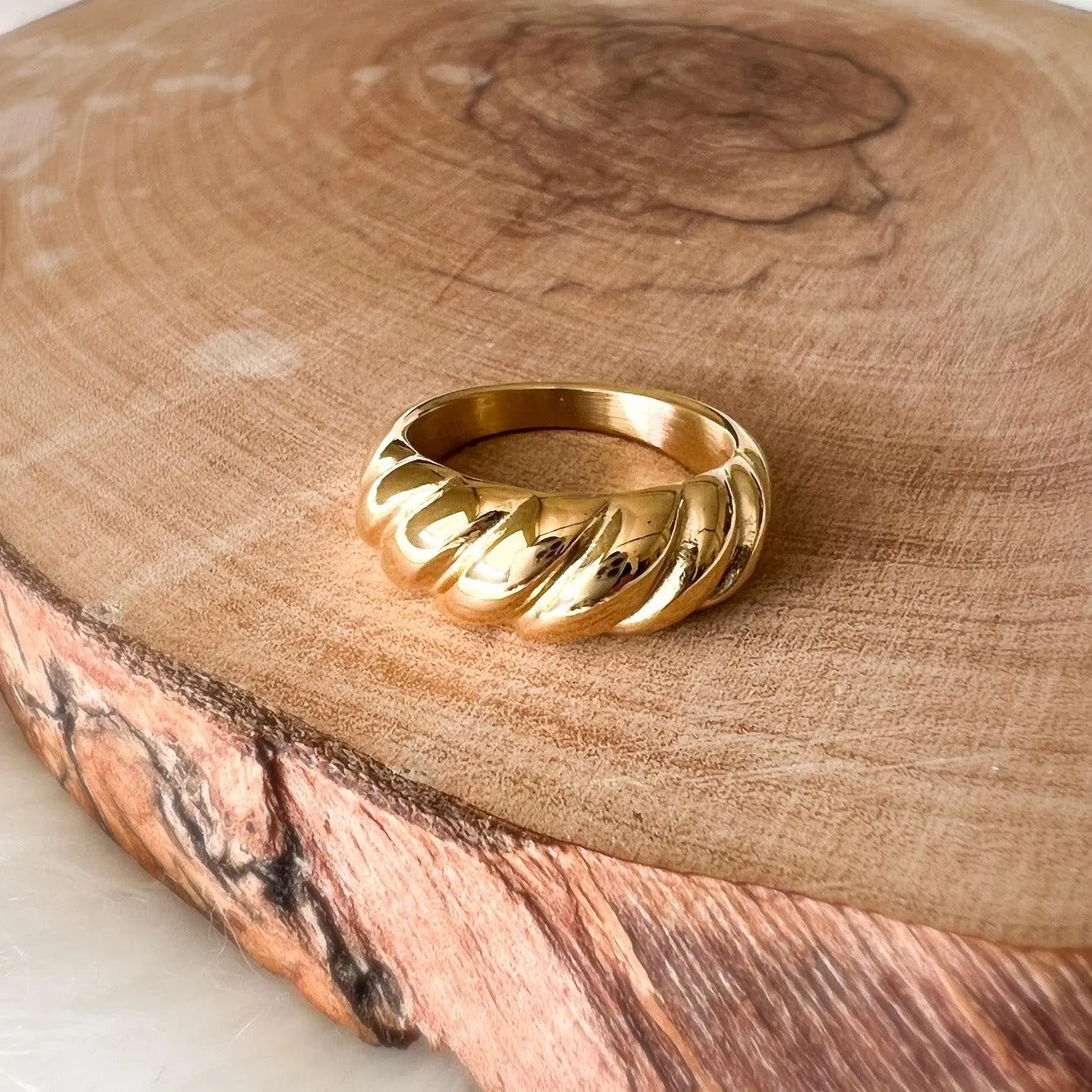 Emile Croissant Dome Ring - LAST CHANCE!