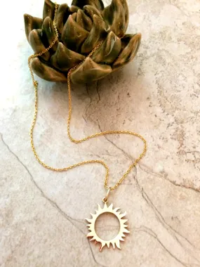 Golden Sun Necklace