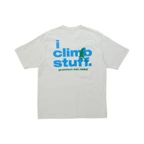 I CLIMB STUFF TEE SAND PIGMENT