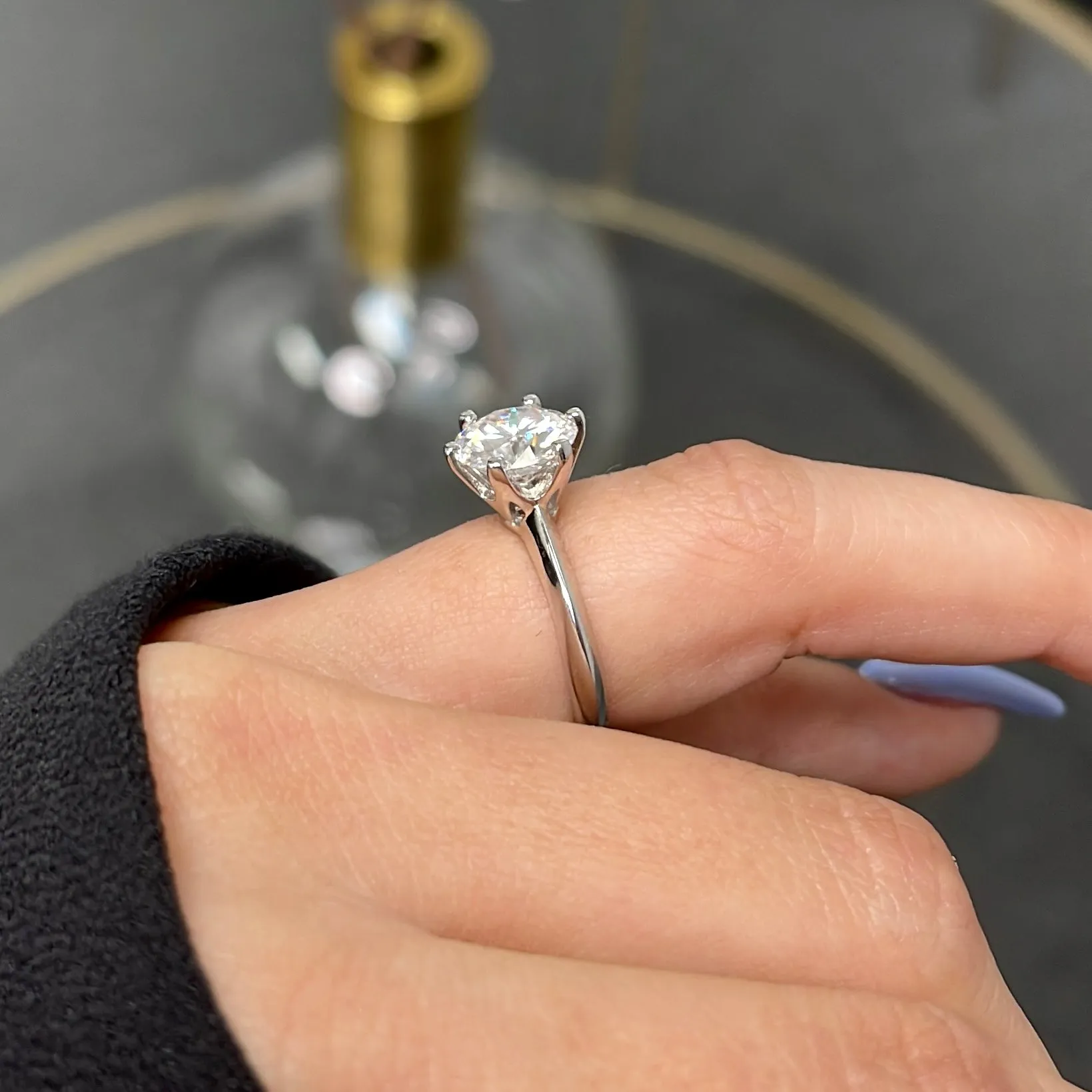 JASMINE MOISSANITE RING