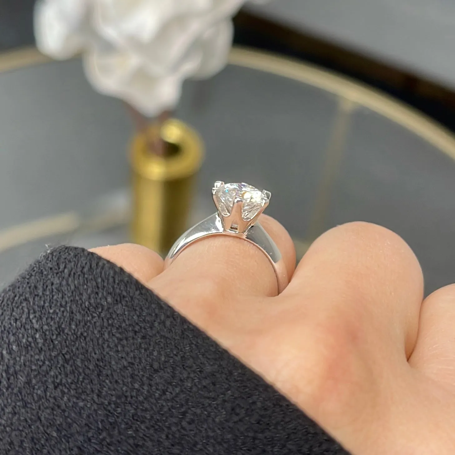 JASMINE MOISSANITE RING