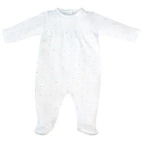 Lovely Dots Printed  Footie | Baby Boy