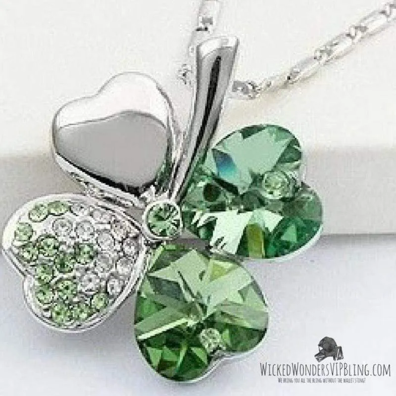 Luck of the Irish Green Necklace