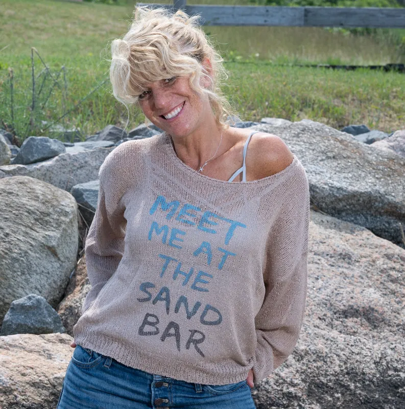 Meet Me At The Sand Bar Beach Knit