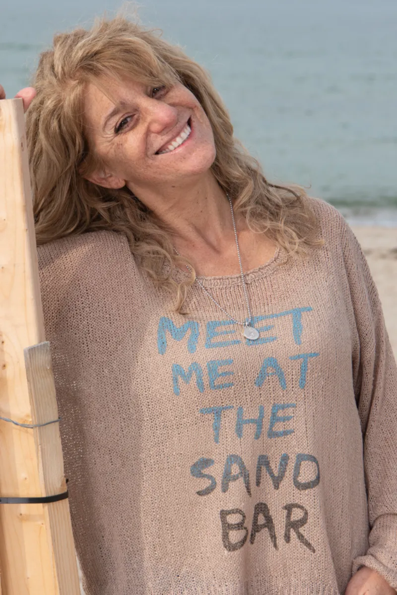 Meet Me At The Sand Bar Beach Knit