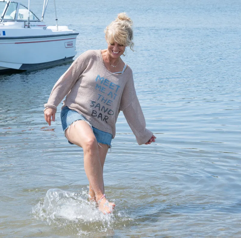 Meet Me At The Sand Bar Beach Knit