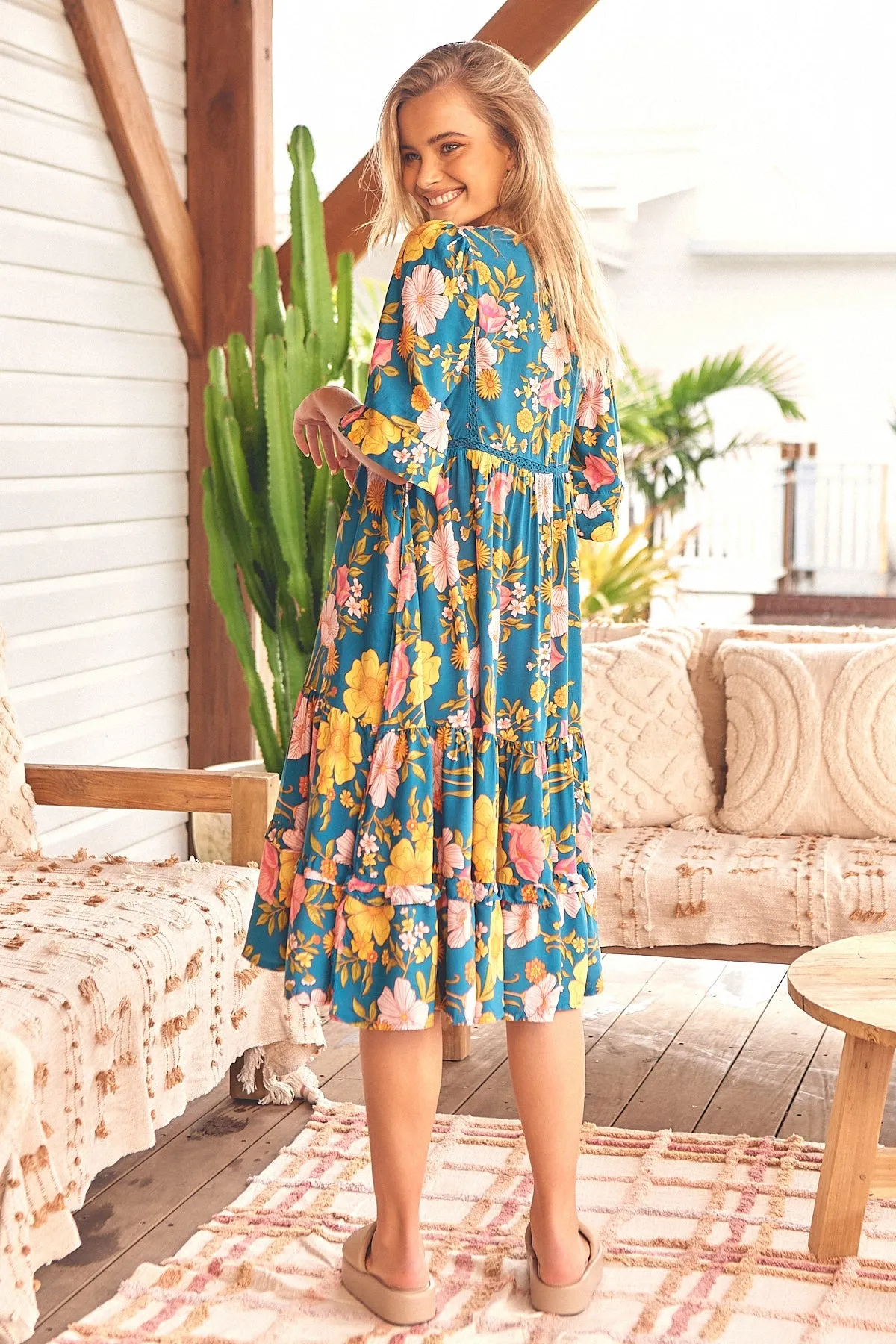 Monday Midi Dress Tiya Print