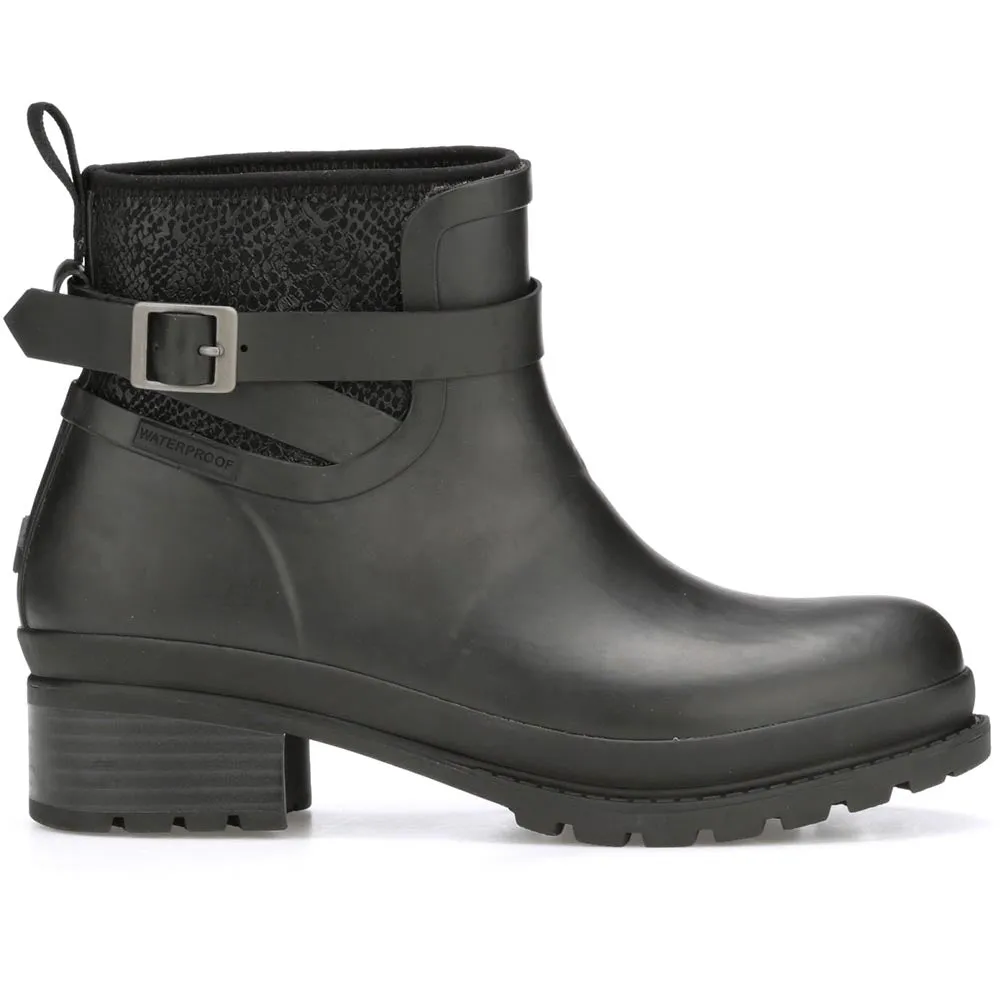 Muck Women's Liberty WP Anke Rubber Boot- BLack - LWKR