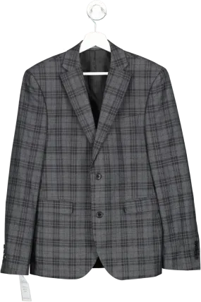 Next Grey Check Slim Fit Suit Jacket UK 38" CHEST