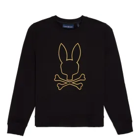 Psycho Bunny Beumont Metallic HD Sweatshirt - Black