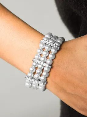 Put On Your GLAM Face Silver Bracelet