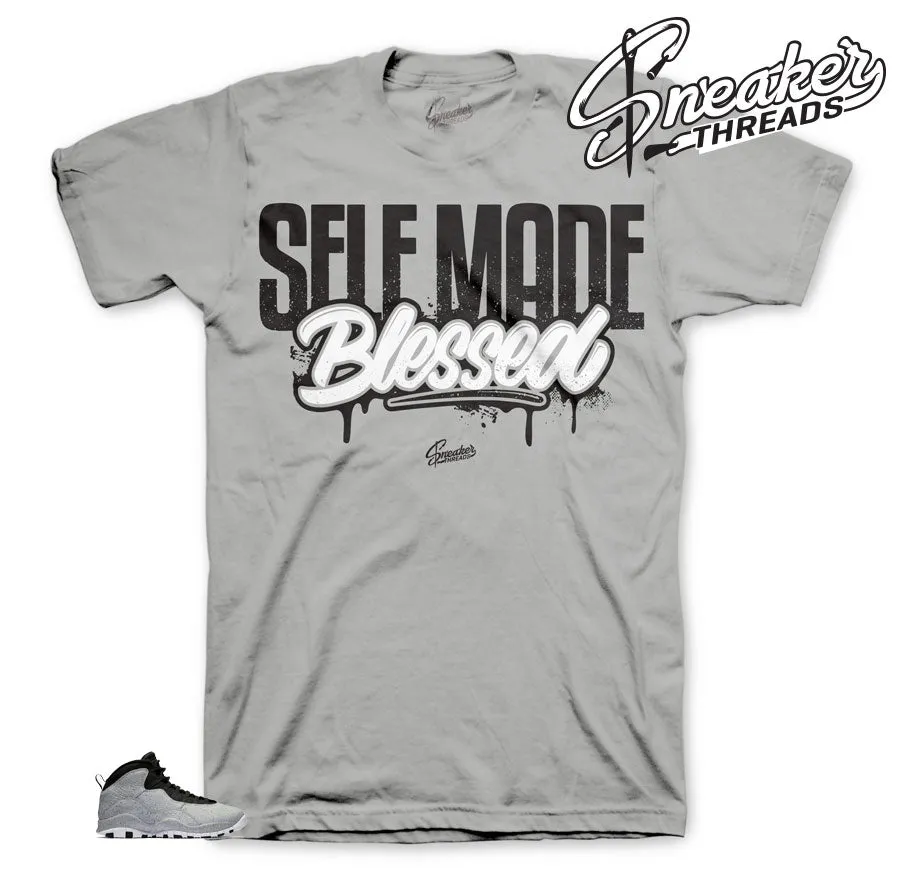 Retro 10 Cement Self Made Shirt