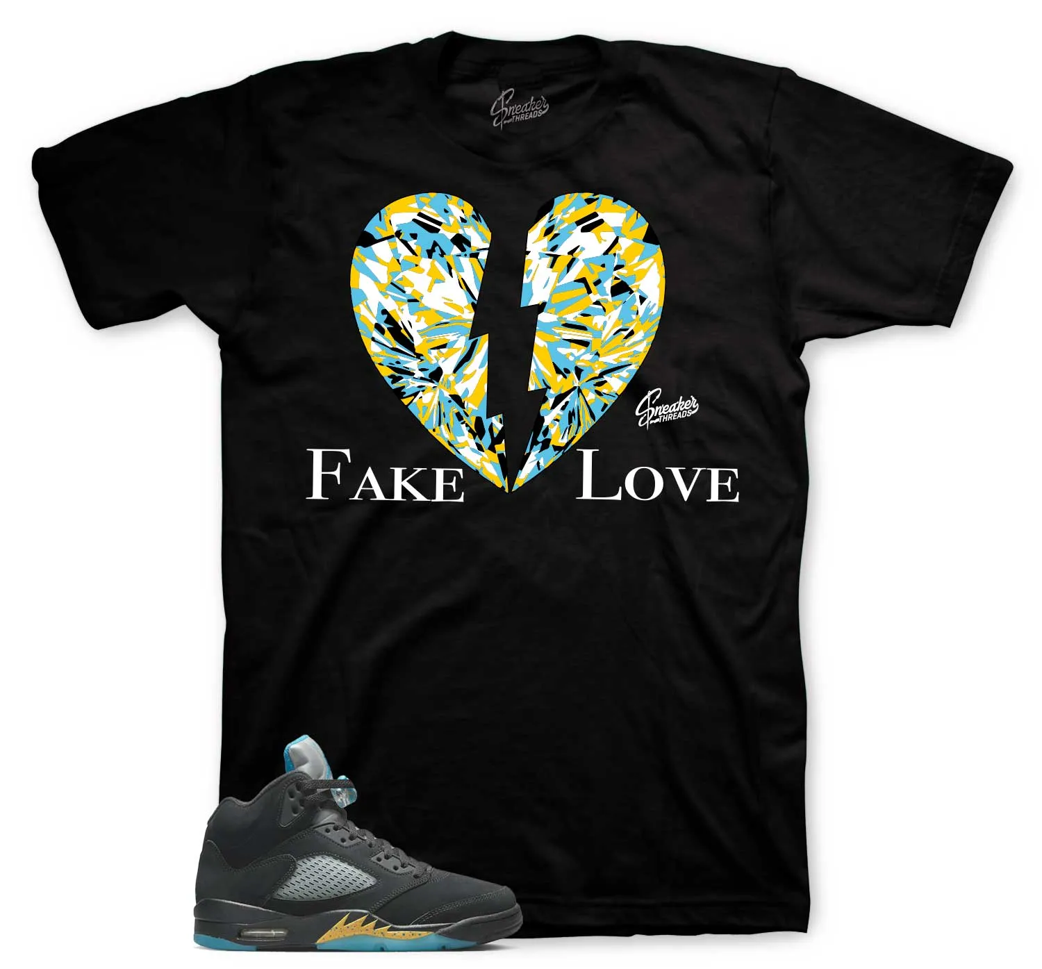 Retro 5 Aqua Love Shirt