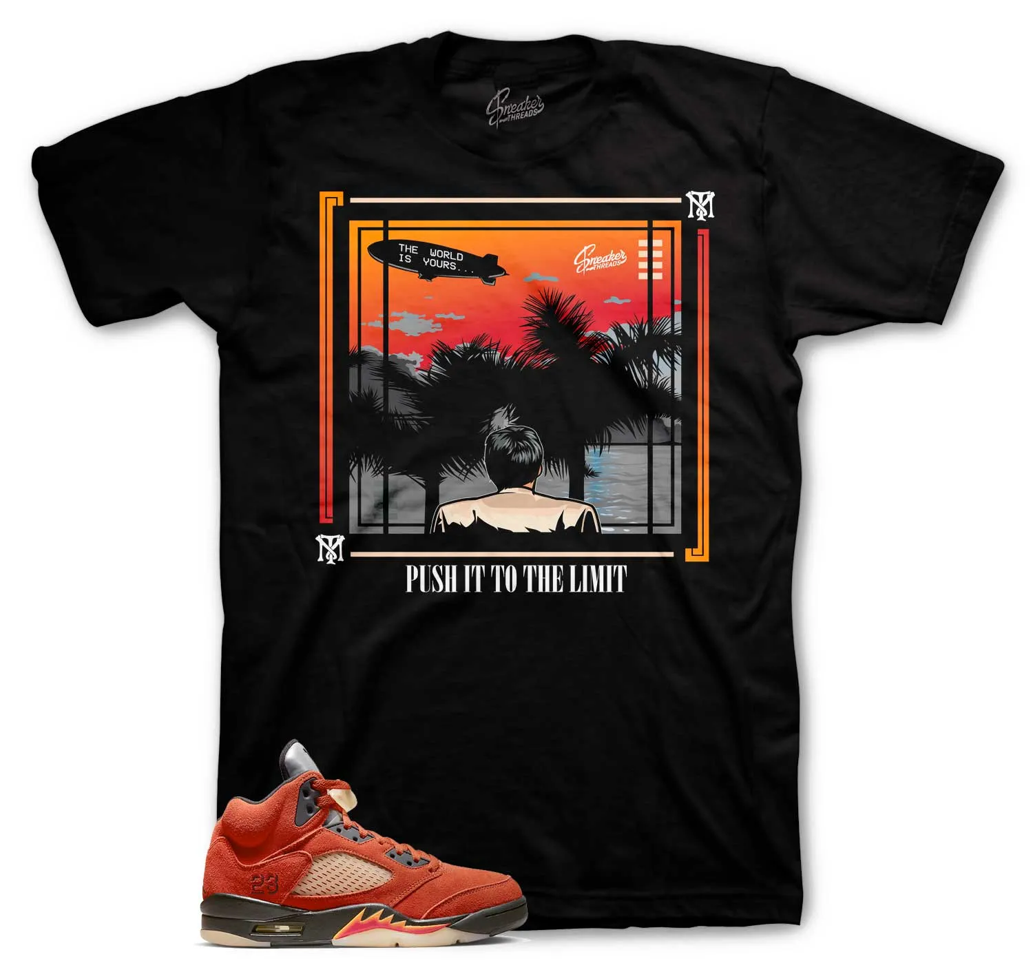 Retro 5 Dunk On Mars World Is Yours Shirt