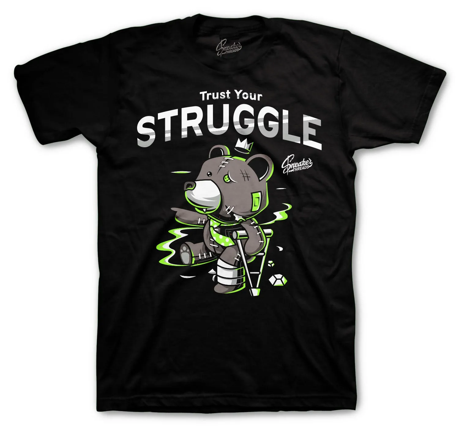 Retro 6 Electric Green Trust Your Struggle Shirt