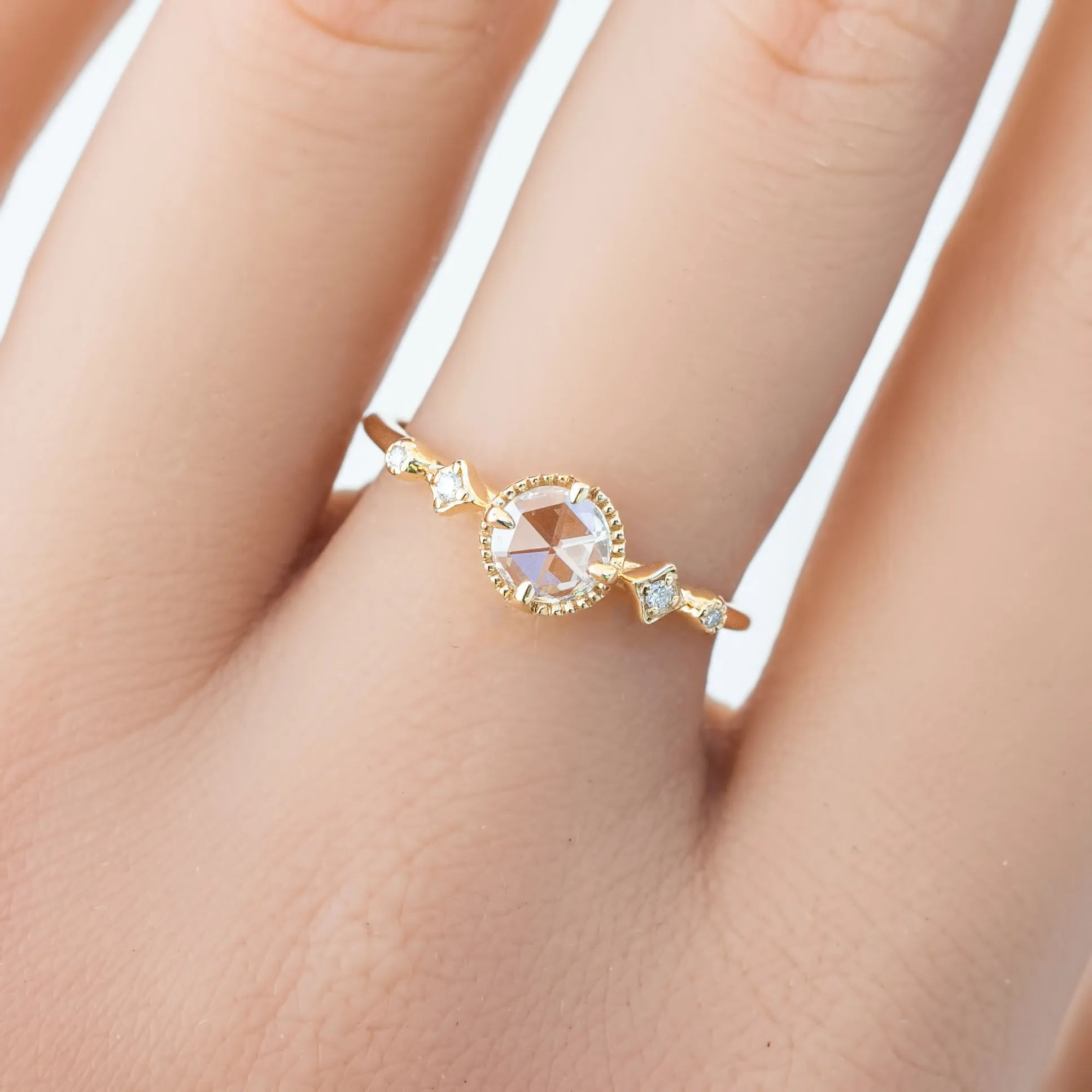 Stella Ring Rose Cut Diamond