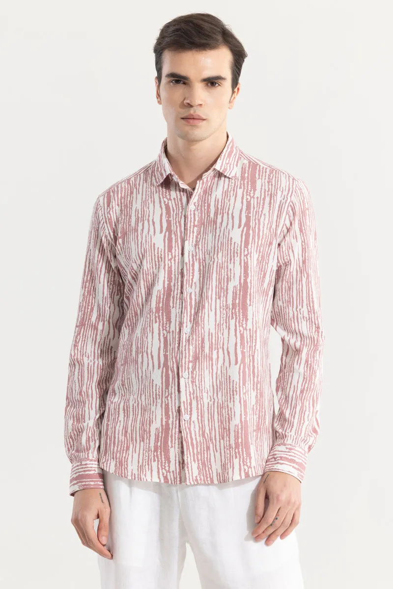 Strippy Lines Mauve Shirt