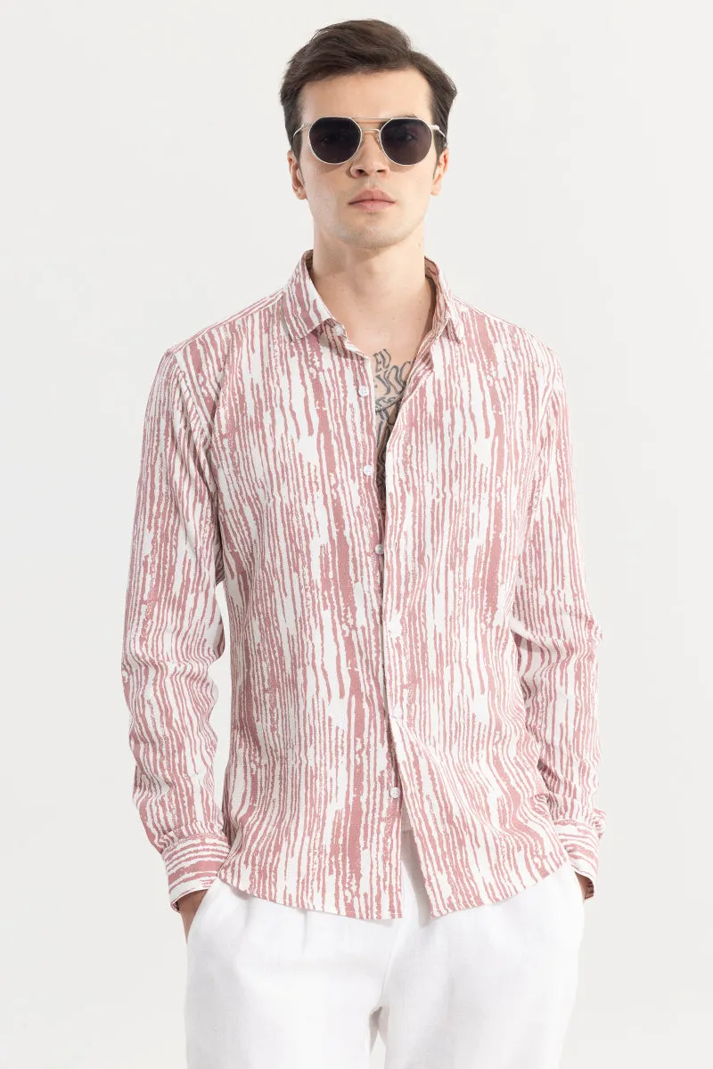 Strippy Lines Mauve Shirt