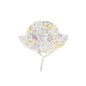 Sweet Floral Dino Muslin Sunhat by Angel Dear