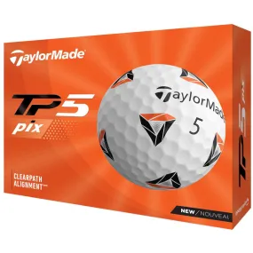 TaylorMade Balles TP5 pix 2021 (boite de 12)