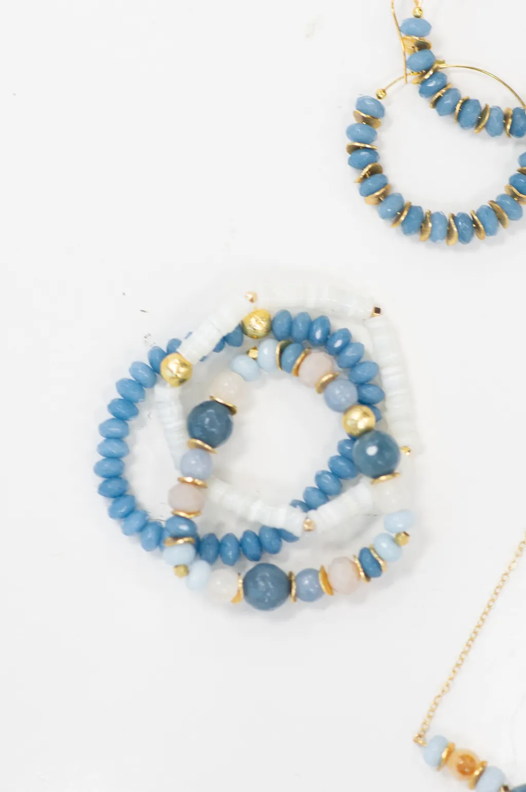 The Amalie Spirit Bracelet Stack by Annie Claire Designs