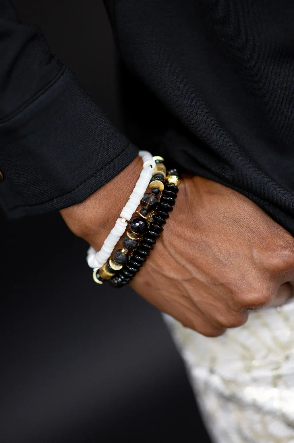 The Amalie Spirit Bracelet Stack by Annie Claire Designs