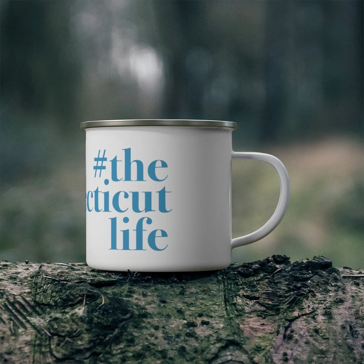 #theconnecticutlife Enamel Camping Mug