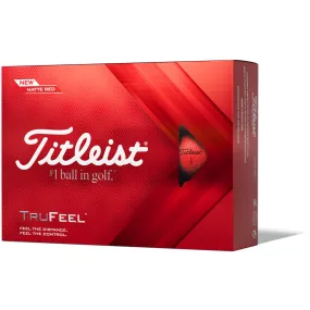 Titleist Balles Trufeel Red 2022 (boite de 12)