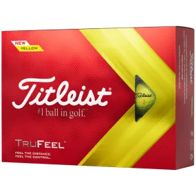 Titleist Balles Trufeel Yellow 2022 (boite de 12)