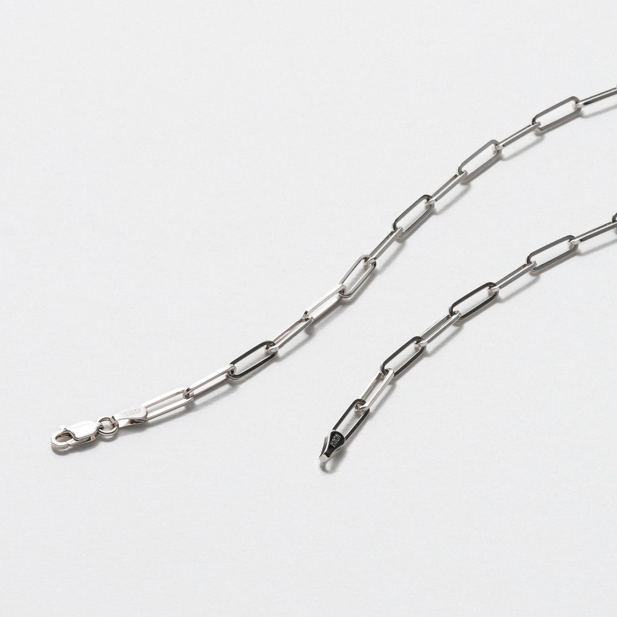 White Gold Link Chain - 3.85mm